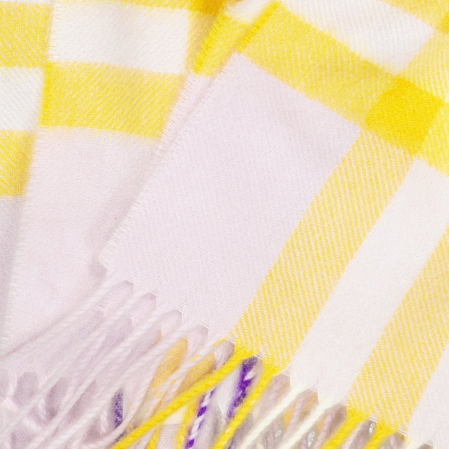 Check Cashmere Scarf