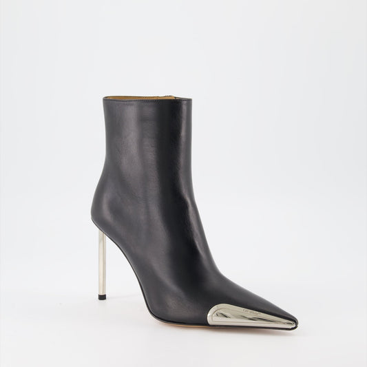 Pointed-Toe Ankle Boots