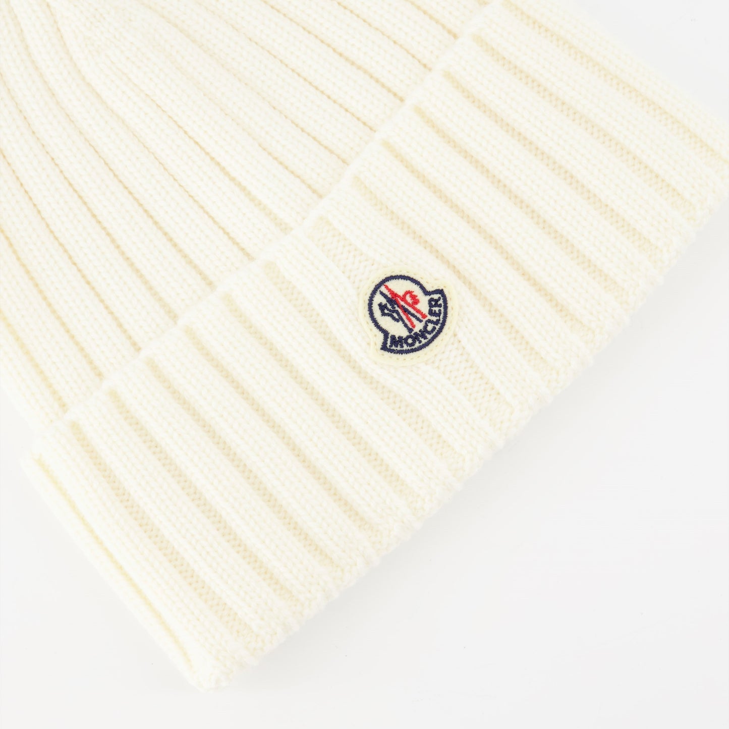 Ribbed Knit Beanie with Logo
