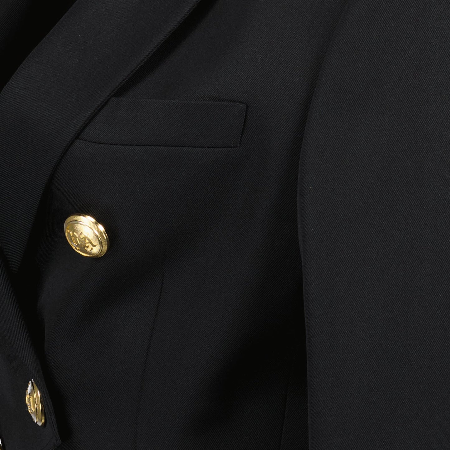 Cropped Double-Breasted Blazer