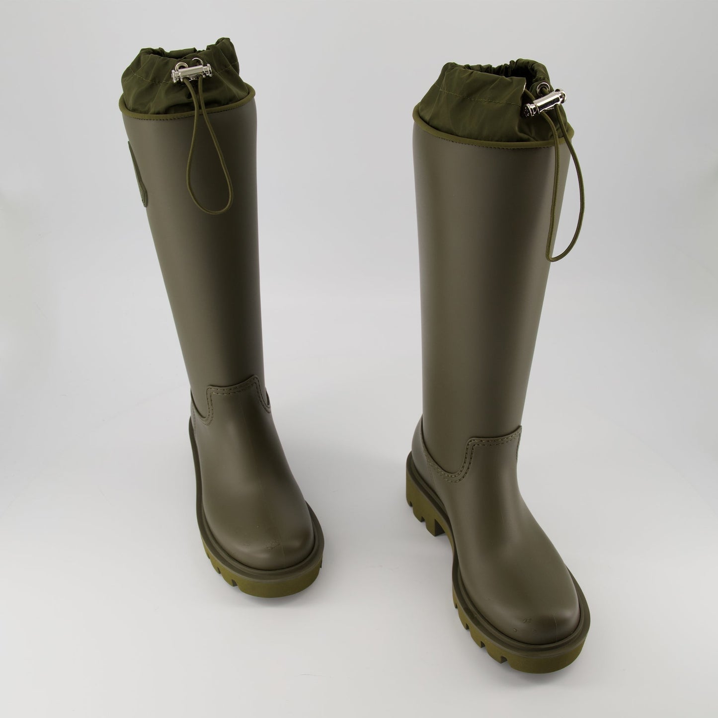 Ginette Tall Rain Boots – Olive Green