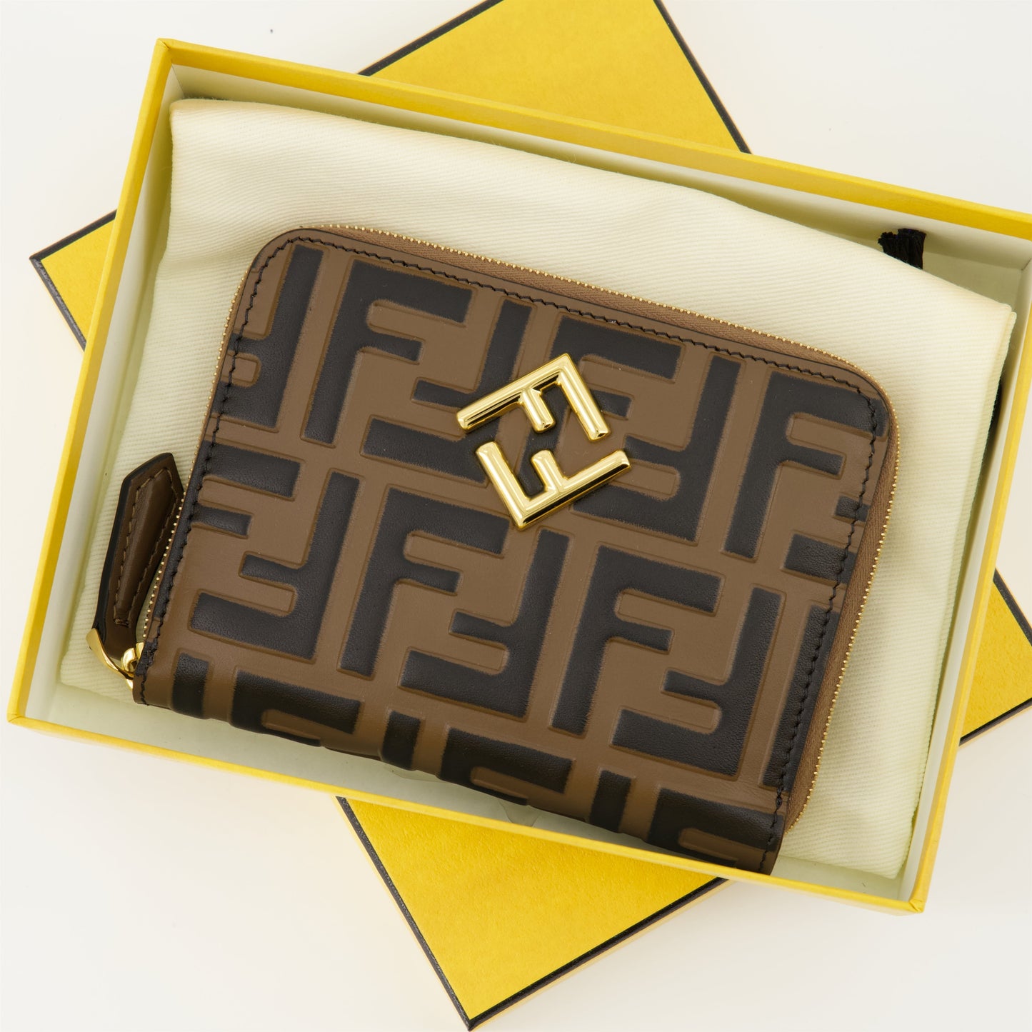 Embossed Zip Wallet