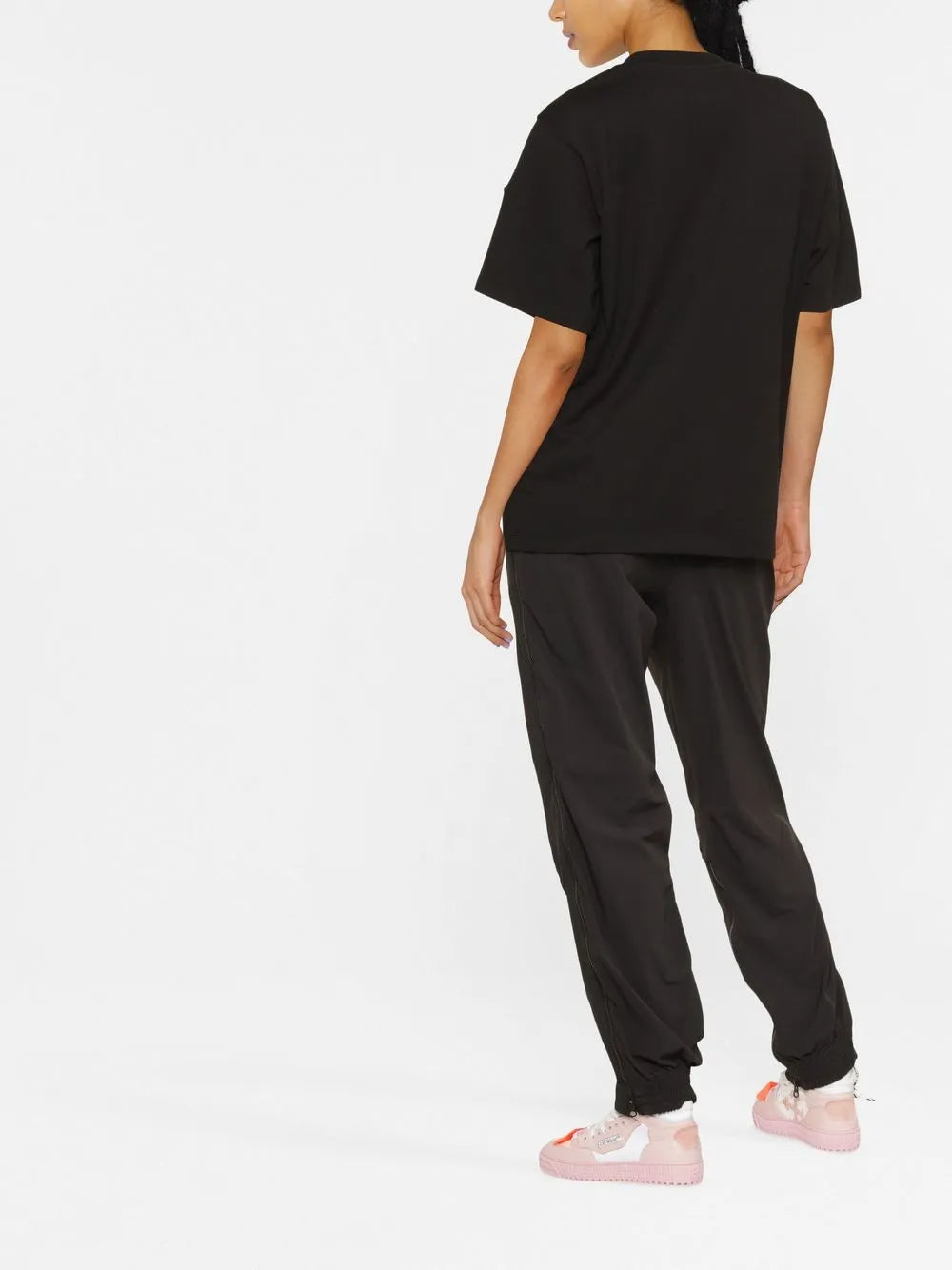 Metallic Logo Cotton T-Shirt