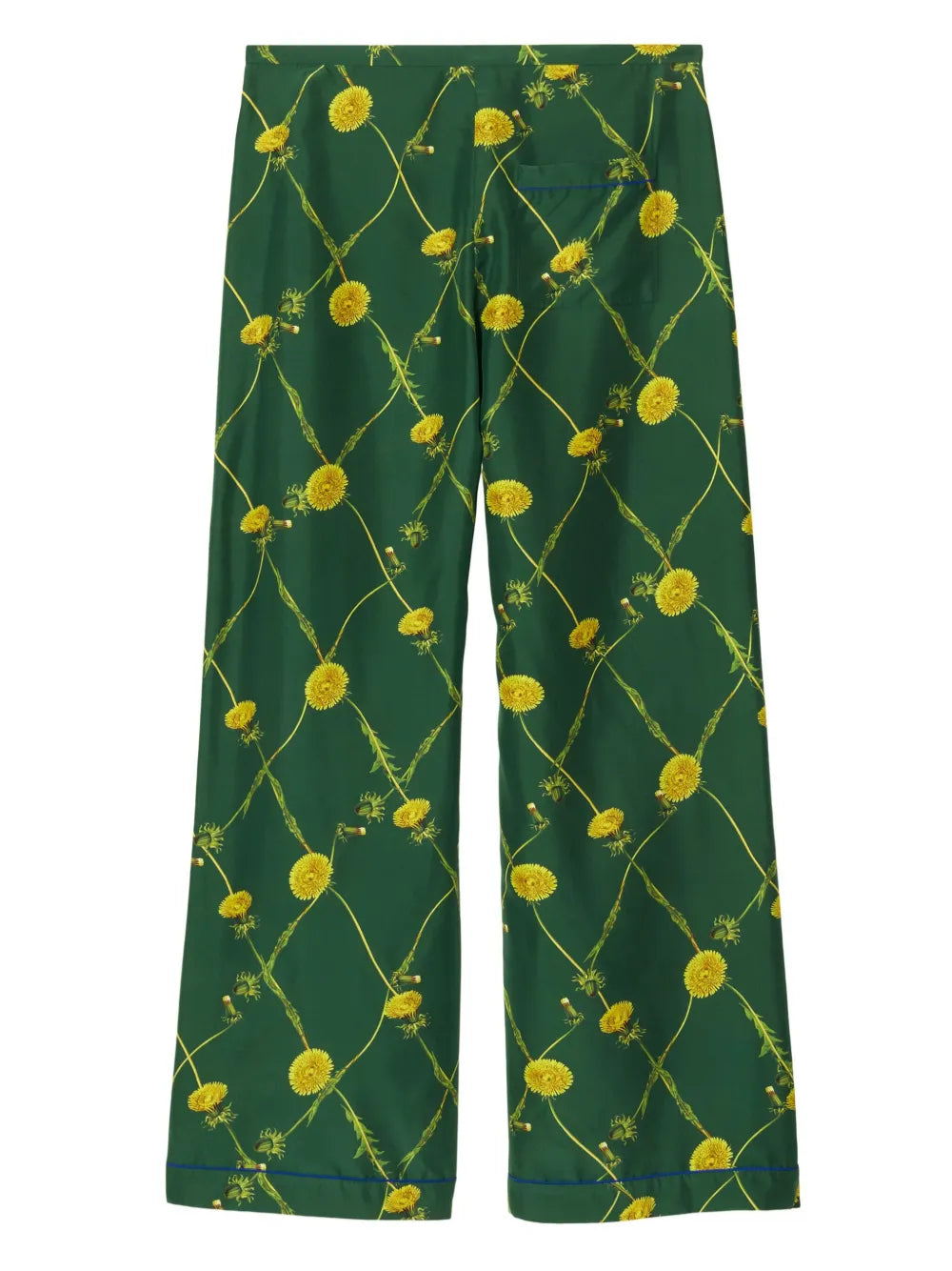 Floral Print Wide-Leg Trousers