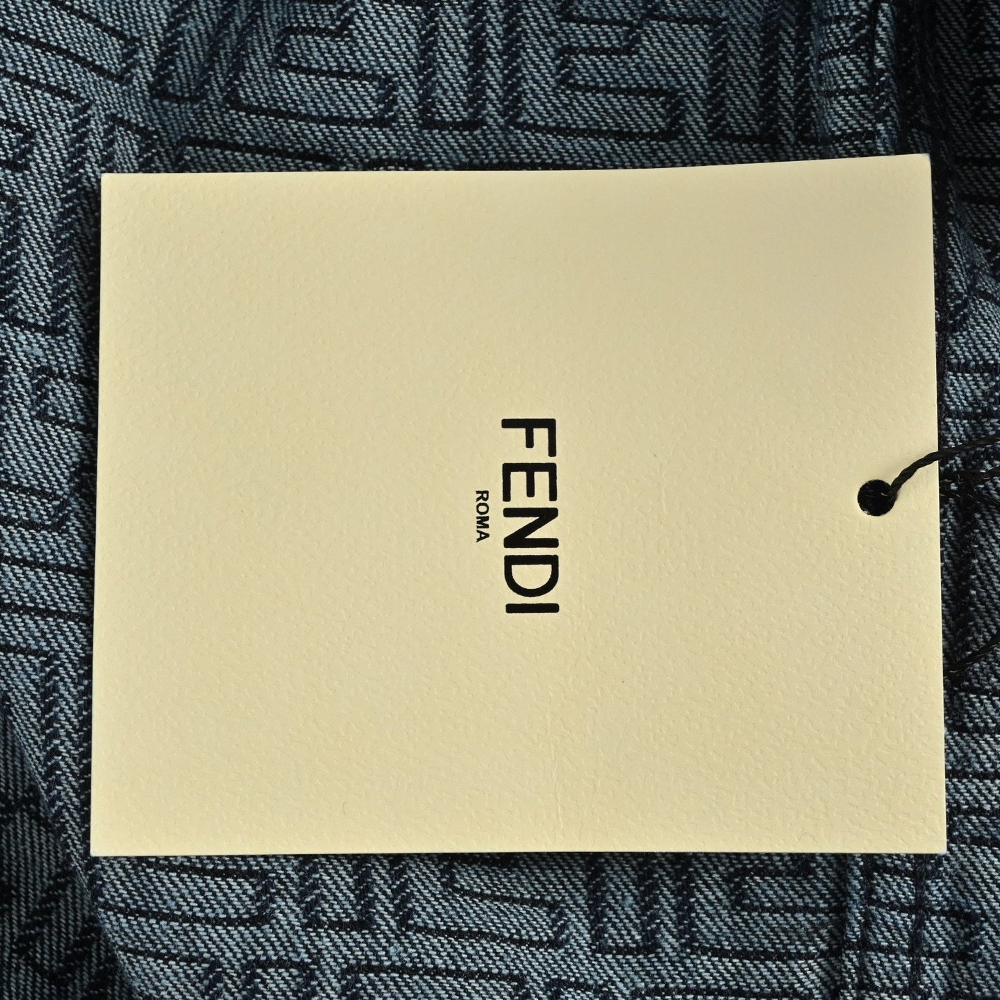 Roma FF Monogram Denim Overshirt