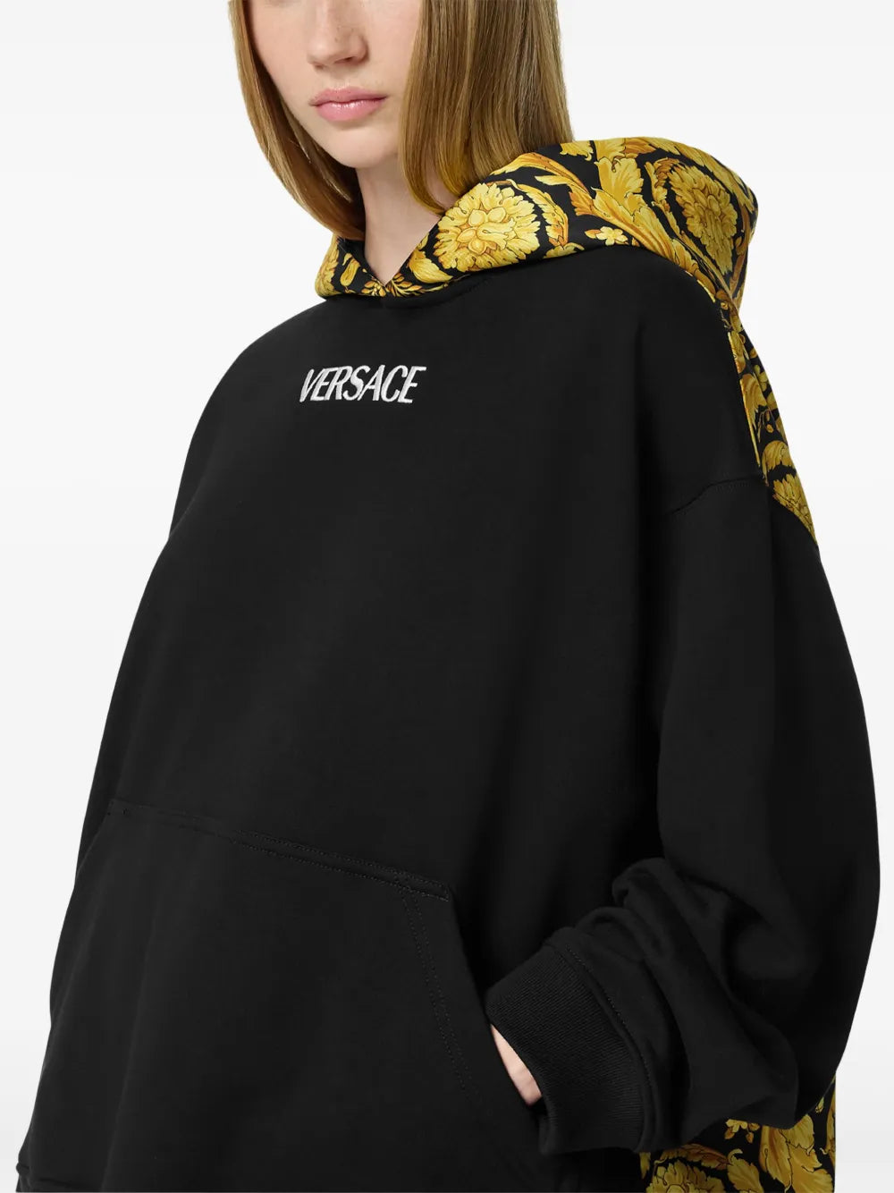 Barocco Trim Hoodie