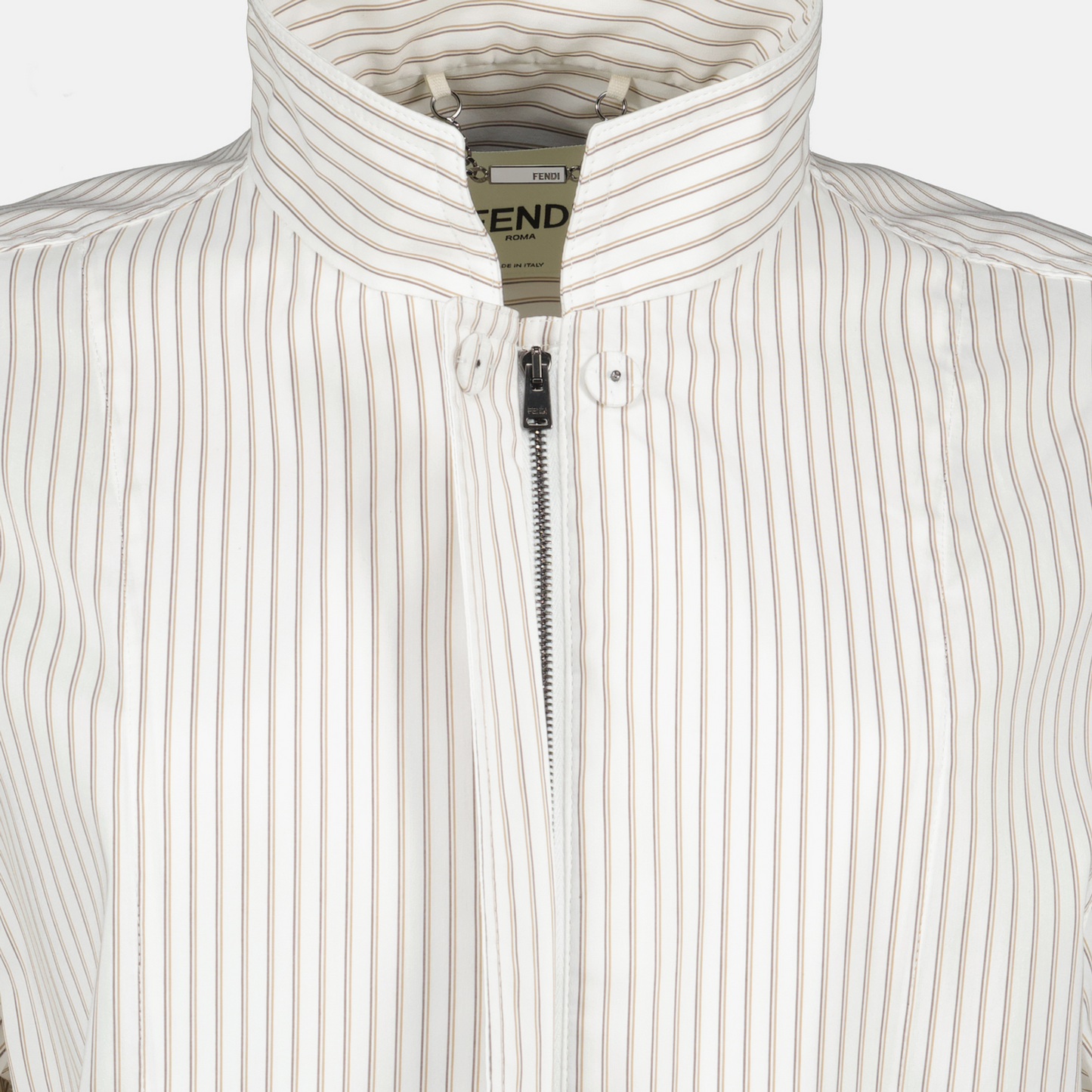 Striped Belted Jacket