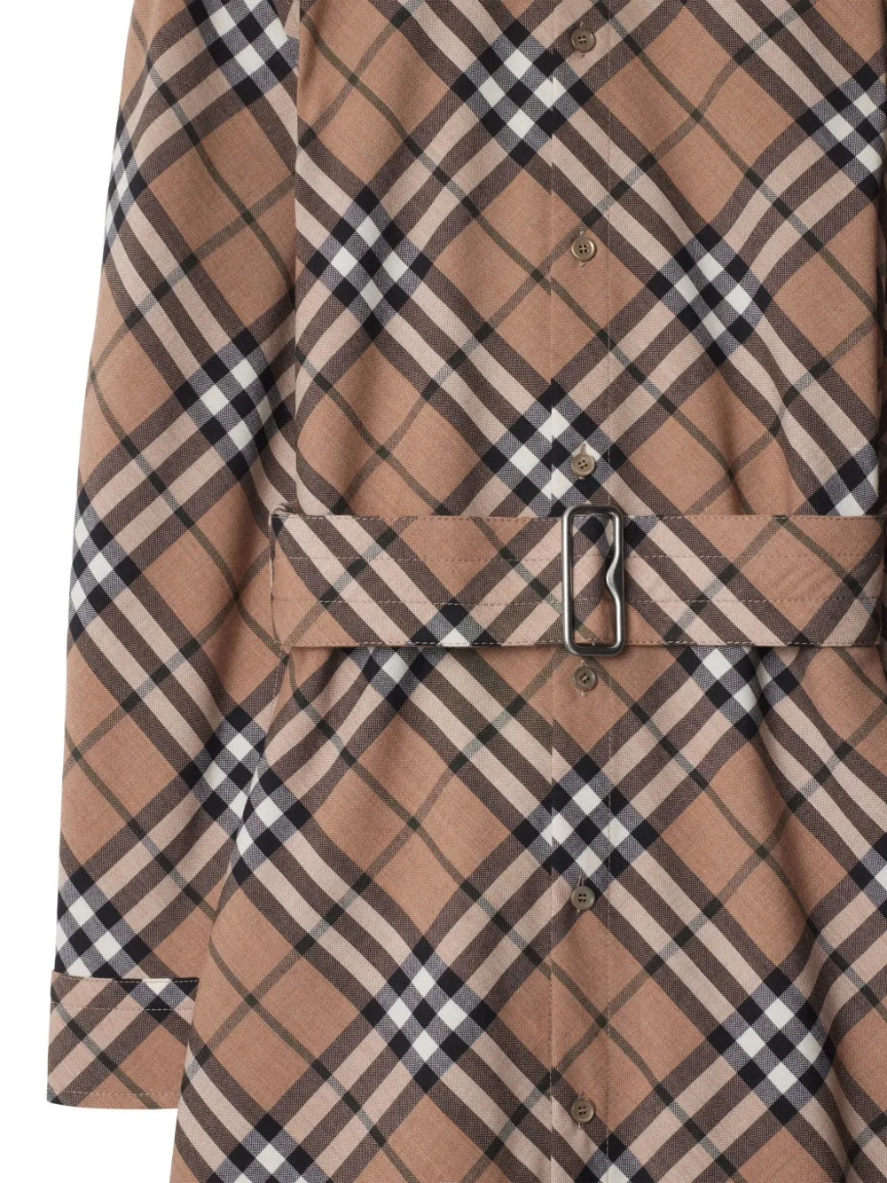 Classic Check Belted Shirt Dress