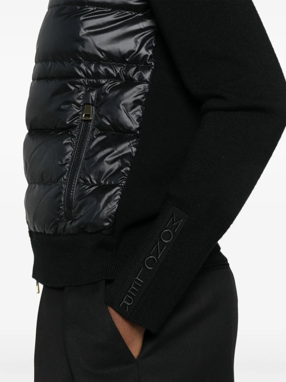 Knit Sleeve Puffer Jacket