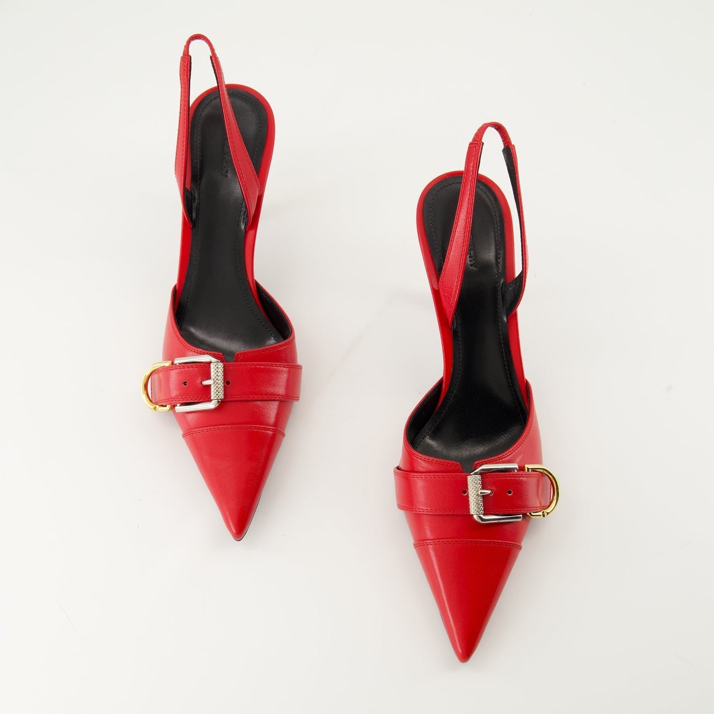 Buckle Slingback Pumps