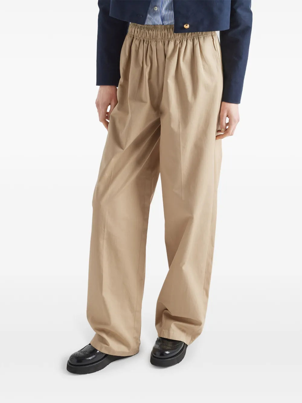 Relaxed Straight-Leg Trousers
