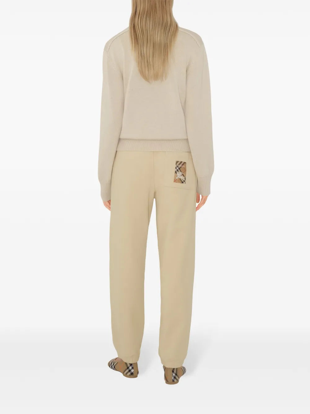 Cream Jogger Trousers