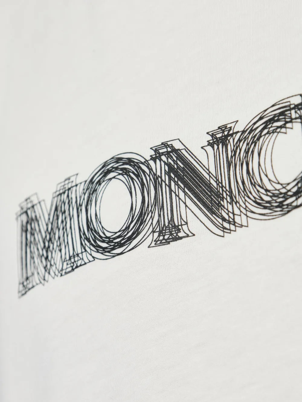 White Blurred Logo T-Shirt