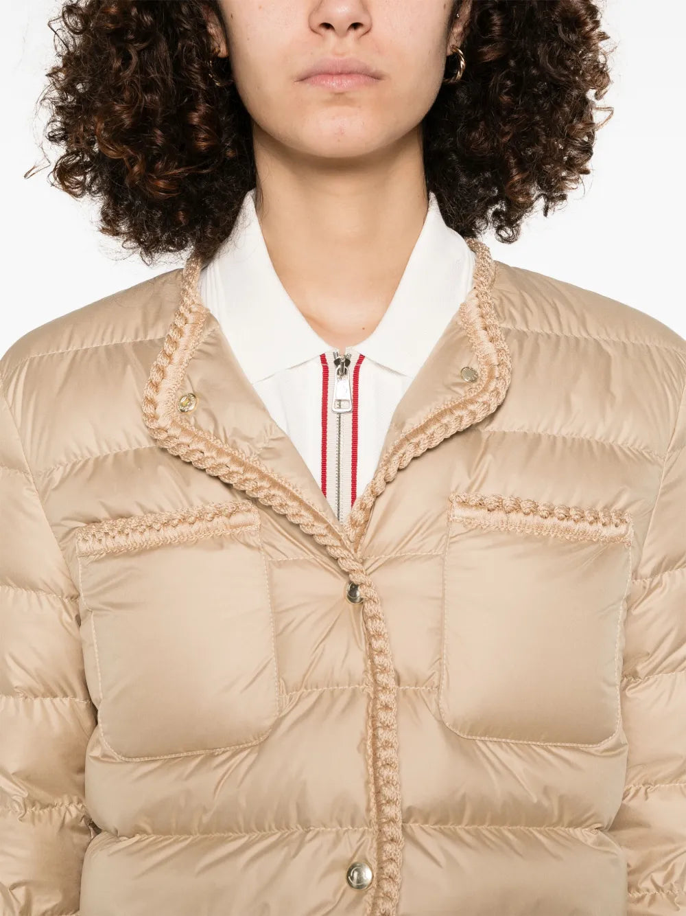Cropped Quilted Down Jacket