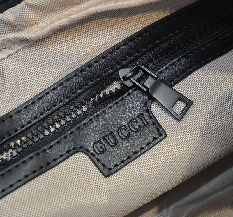 Tiger Embroidered Leather Crossbody Bag