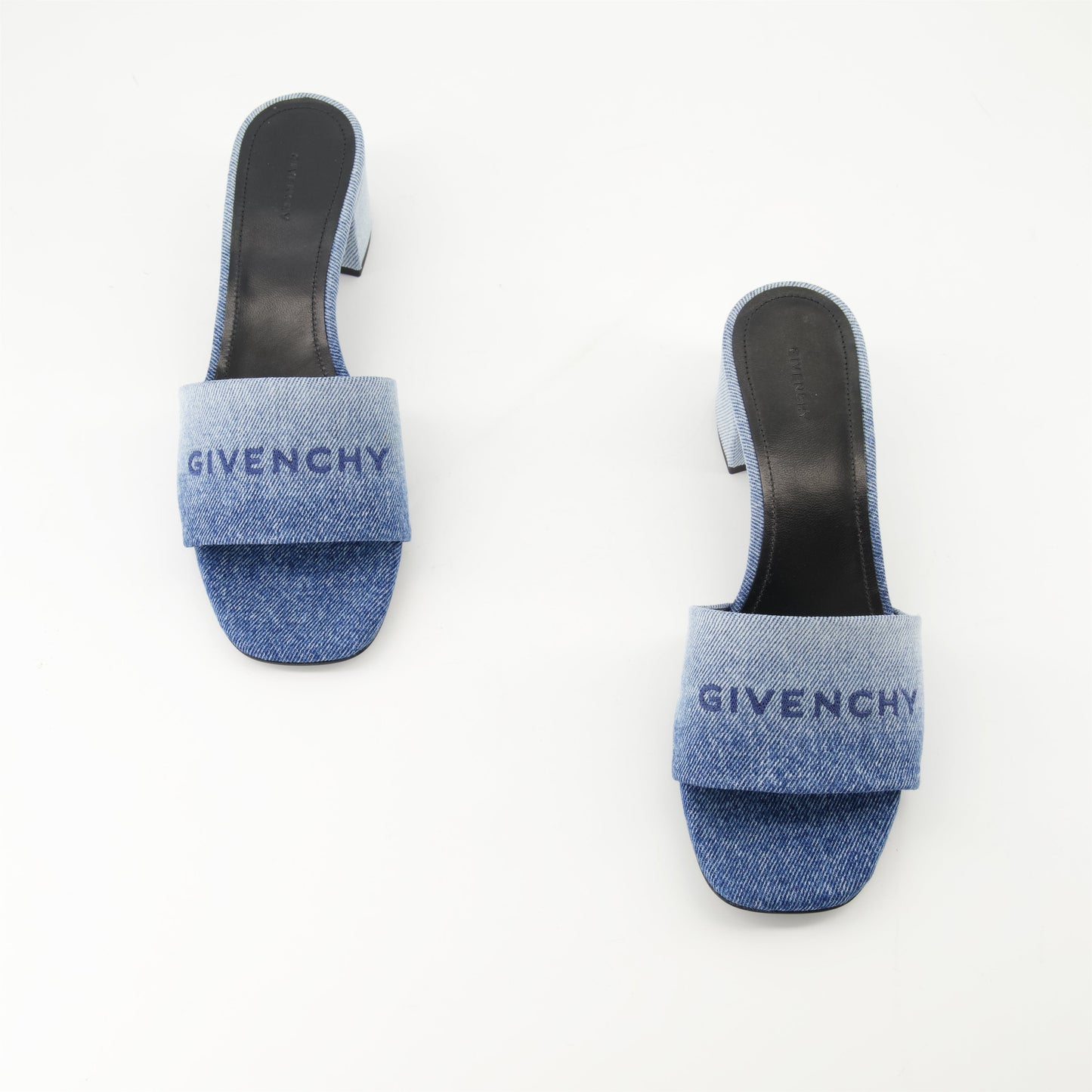 Denim Mule Sandals