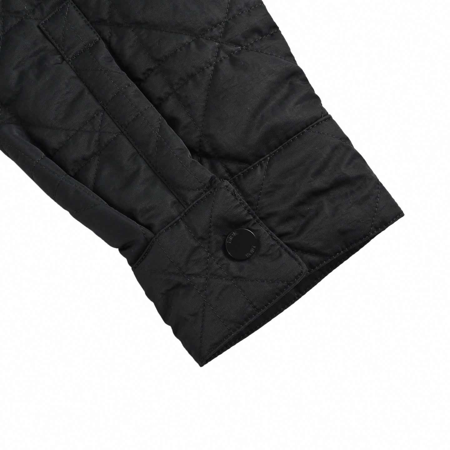 Quilted Couture Jacket – Black