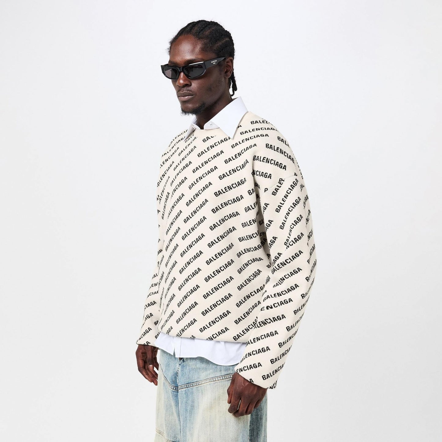 Mini All-Over Logo Sweater