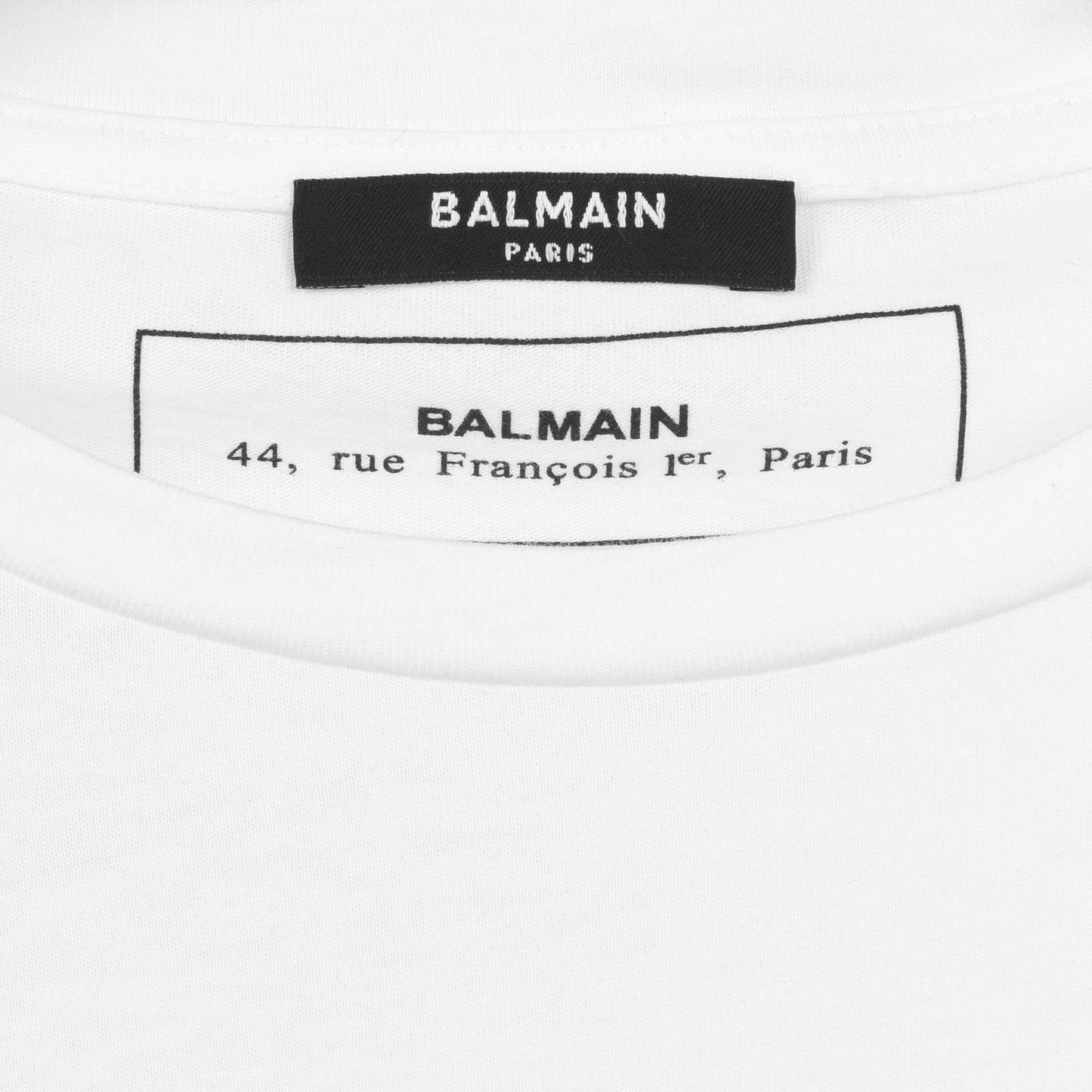 Coin Logo Cotton T-Shirt – White