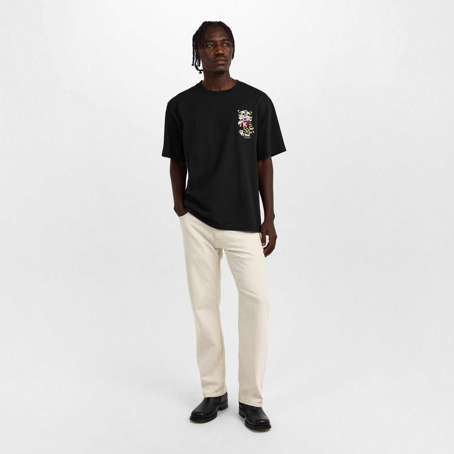 Tiger Heart Cotton T-Shirt