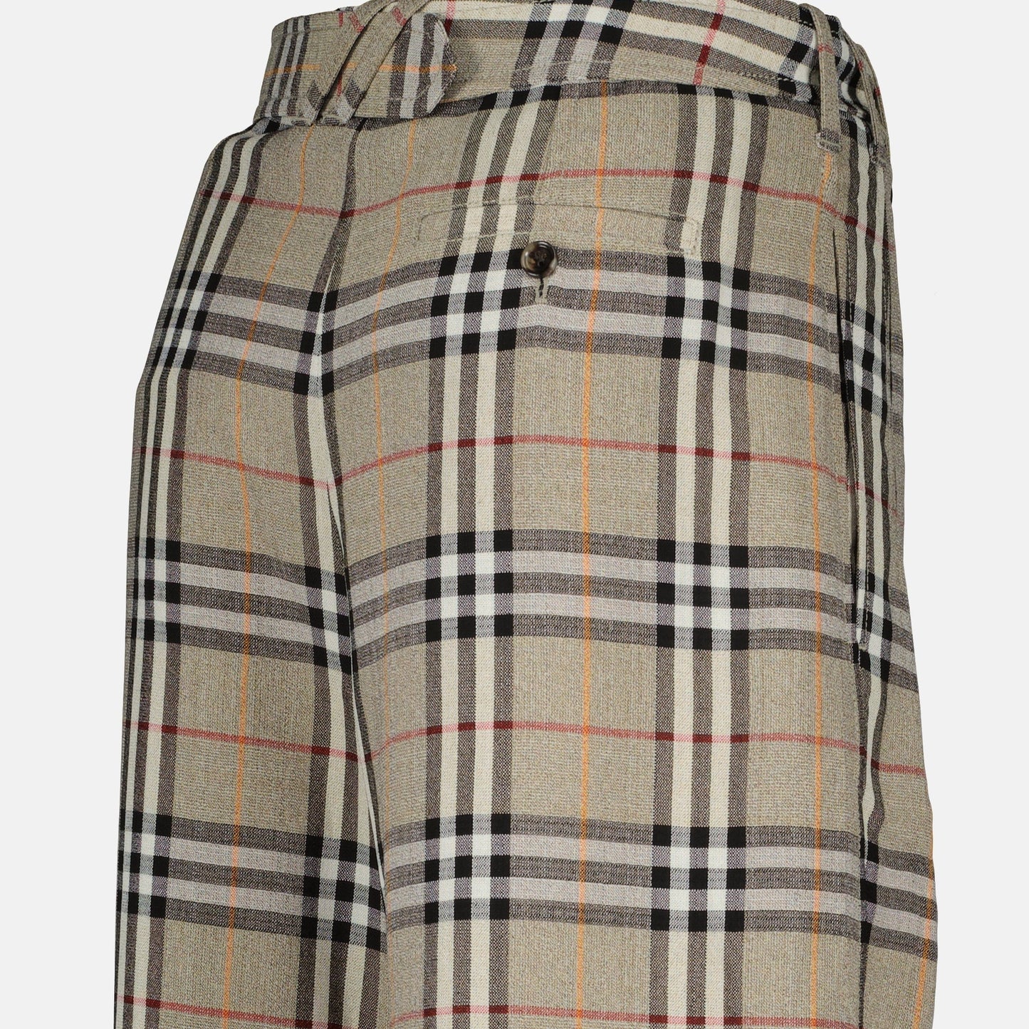 Vintage Check Tailored Trousers