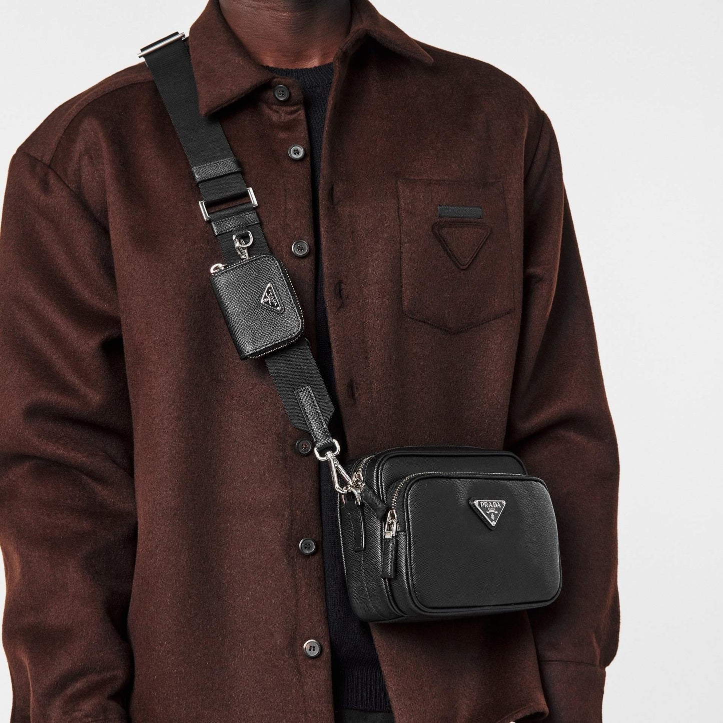 Men's Cross Body Bags Black