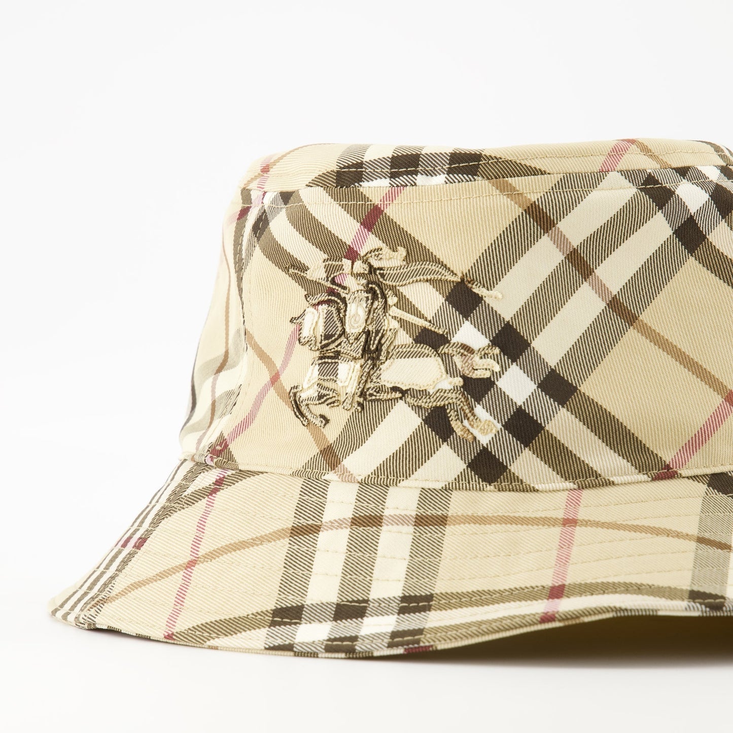Vintage Check Logo Bucket Hat