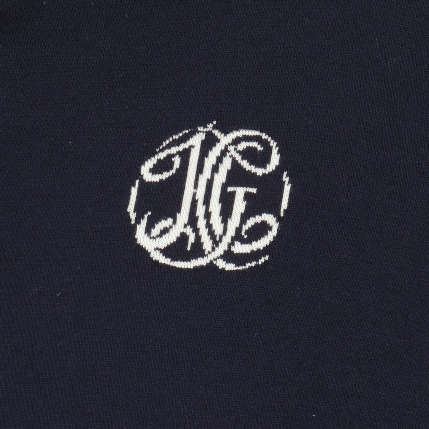 Givenchy Navy Polo Shirt with Embroidered Monogram Logo