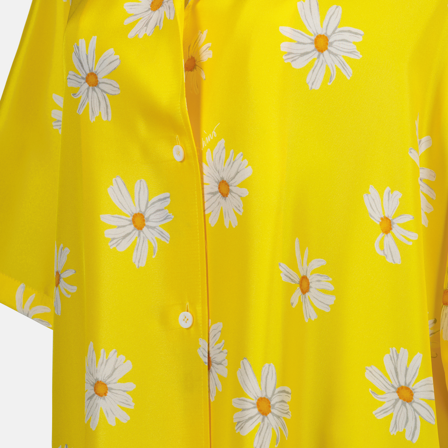Daisy Print Short-Sleeve Shirt