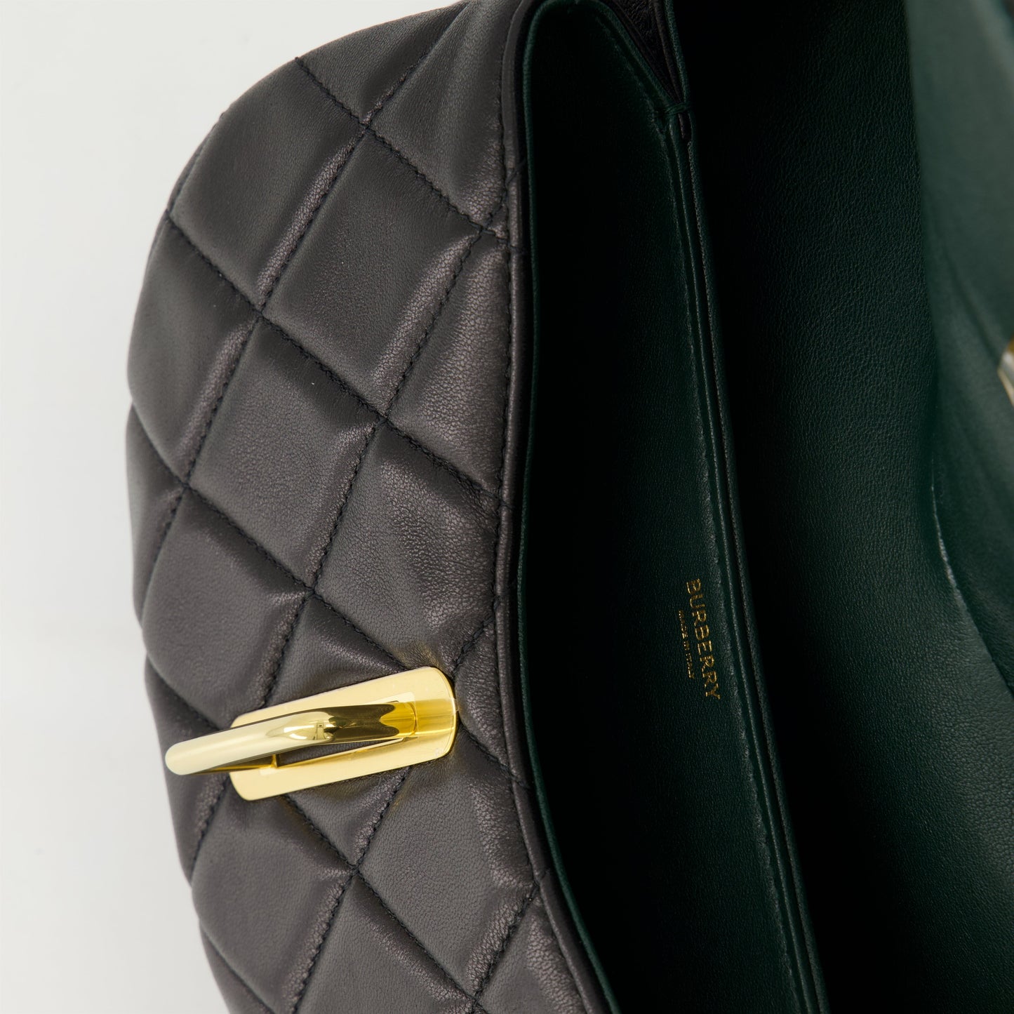Quilted Leather Mini Chain Bag