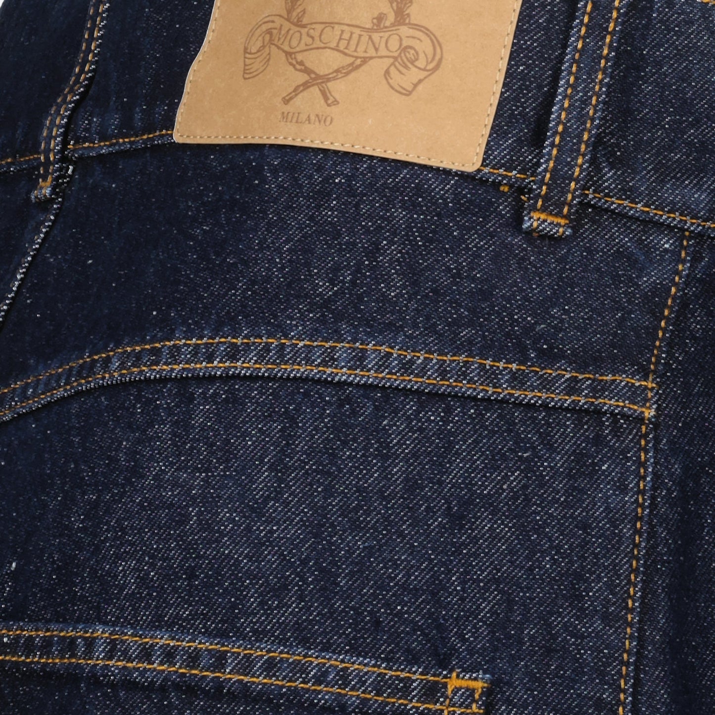 Straight-Leg Denim Jeans