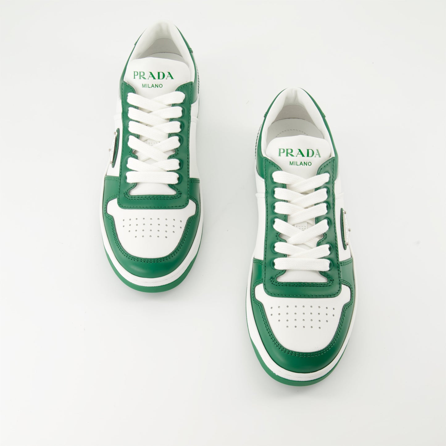 Panel Low-Top Sneakers-Green