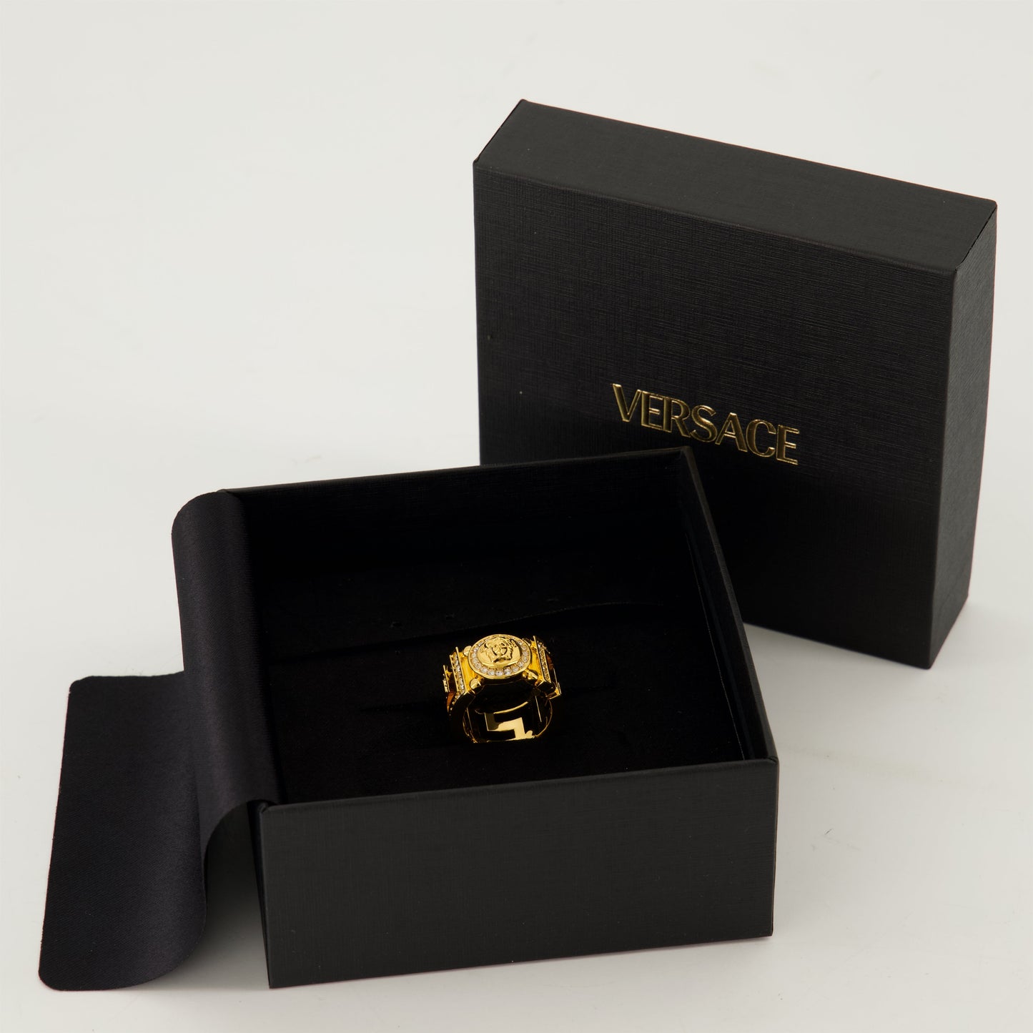 Medusa Crystal Embellished Ring
