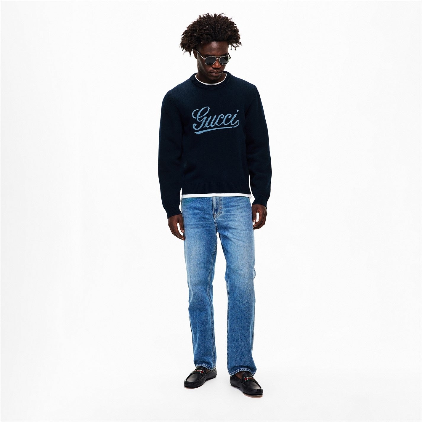 Script Logo Crew Neck Jumper