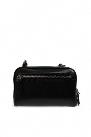 Black "Lock" Shoulder Bag