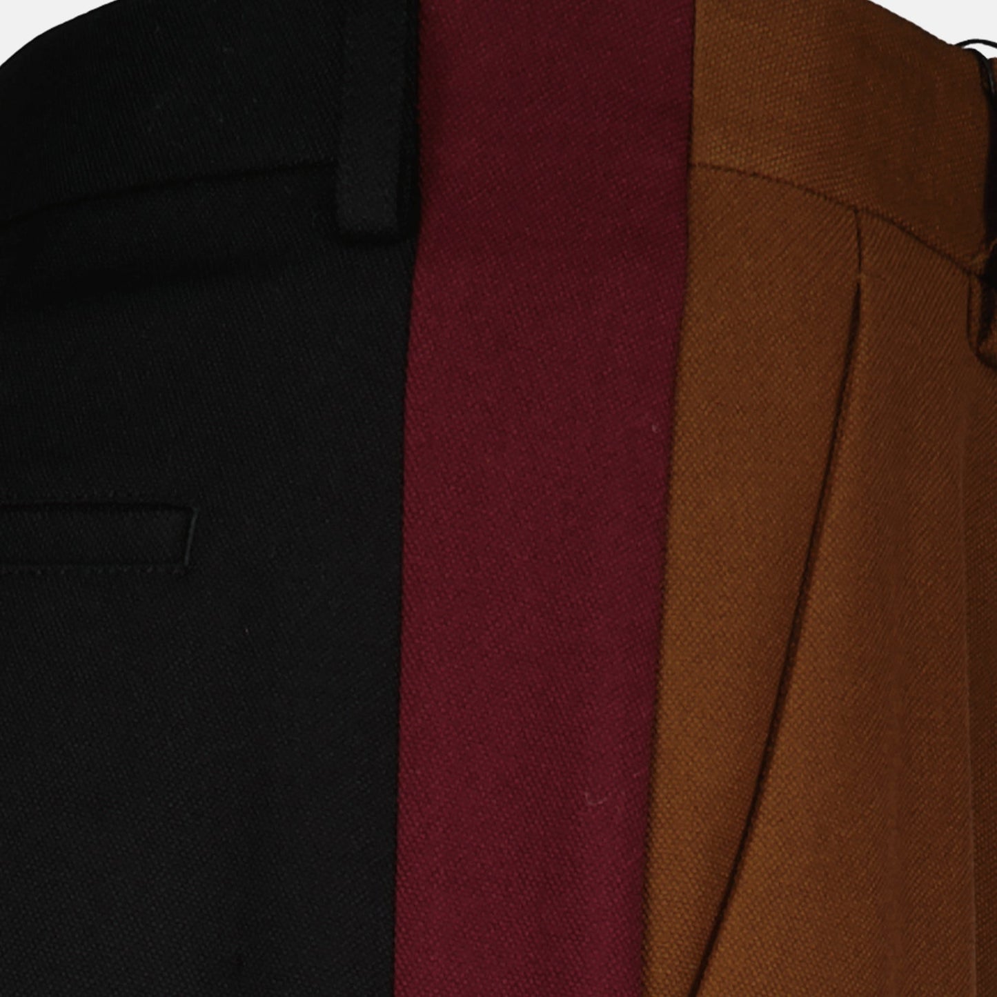 Tailored Brown Straight-Leg Trousers