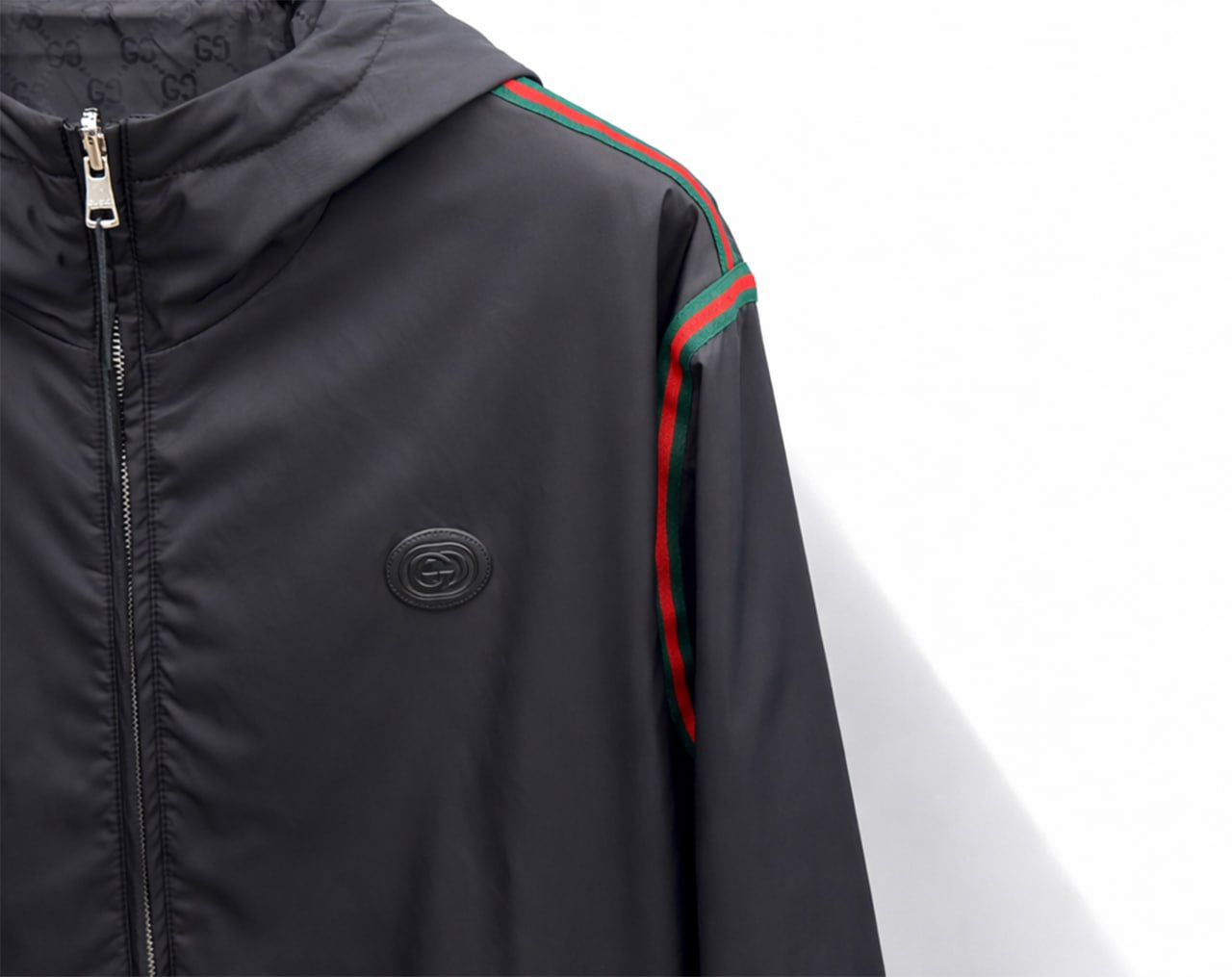Reversible GG Ripstop Jacket