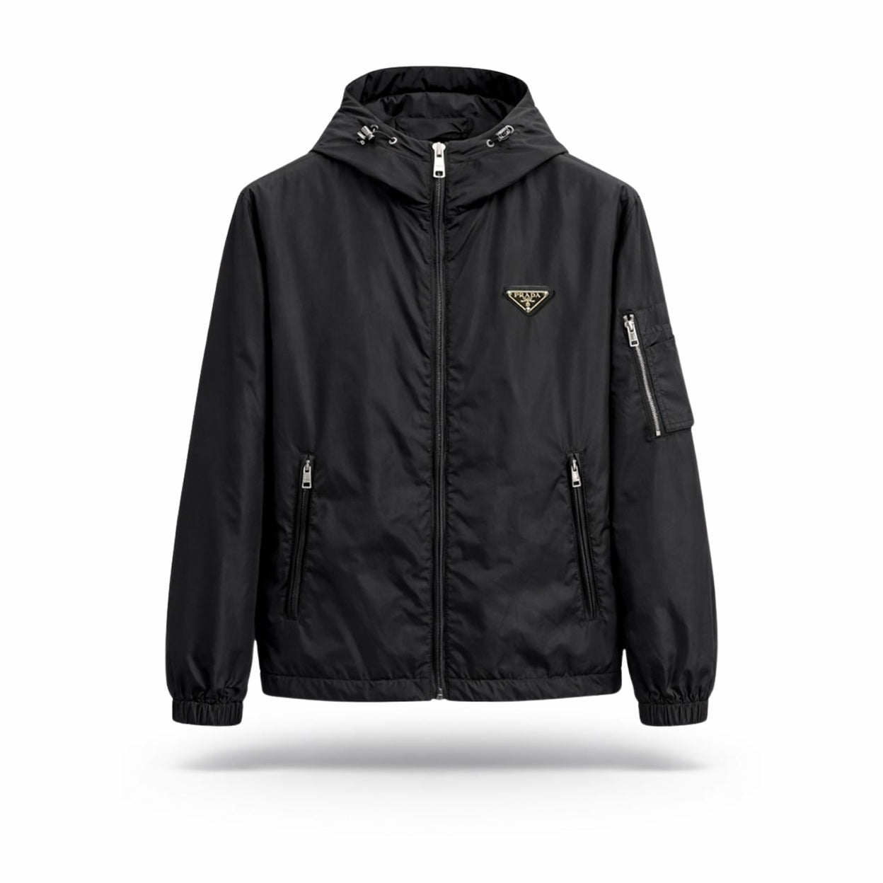Re-Nylon Hooded Zip Jacket