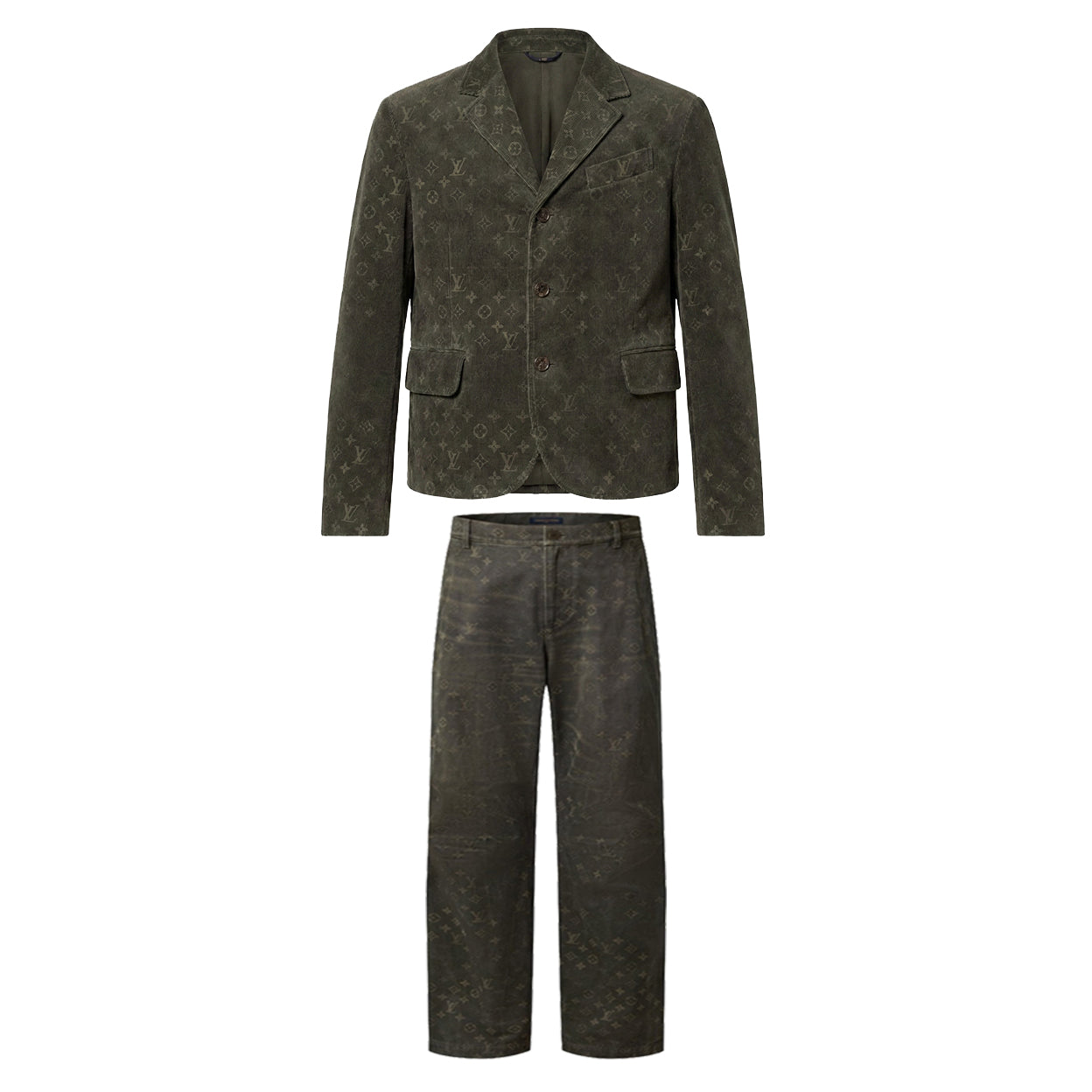 Waxed Monogram Surplus Tracksuit Set