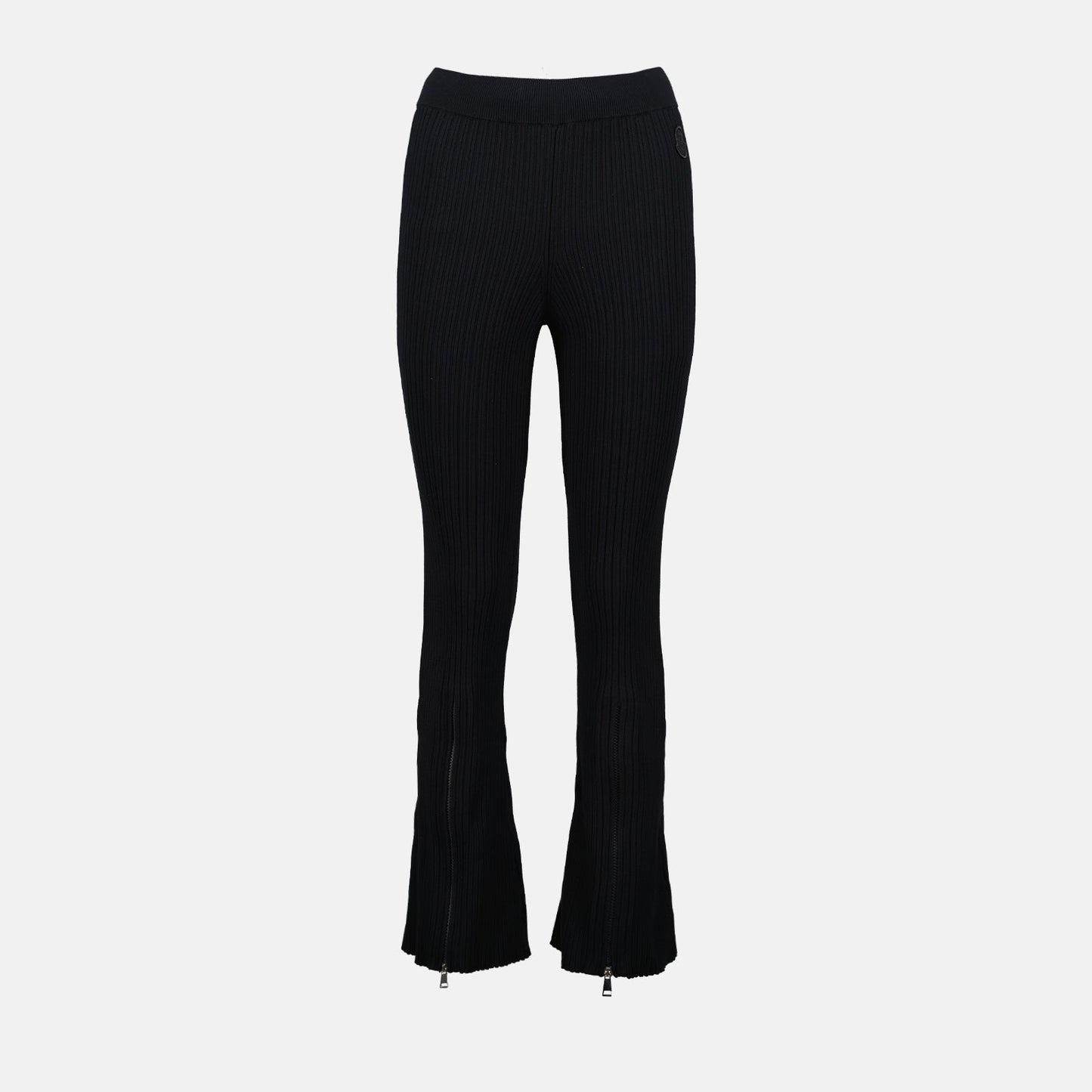 Ribbed Knit Flared Pants