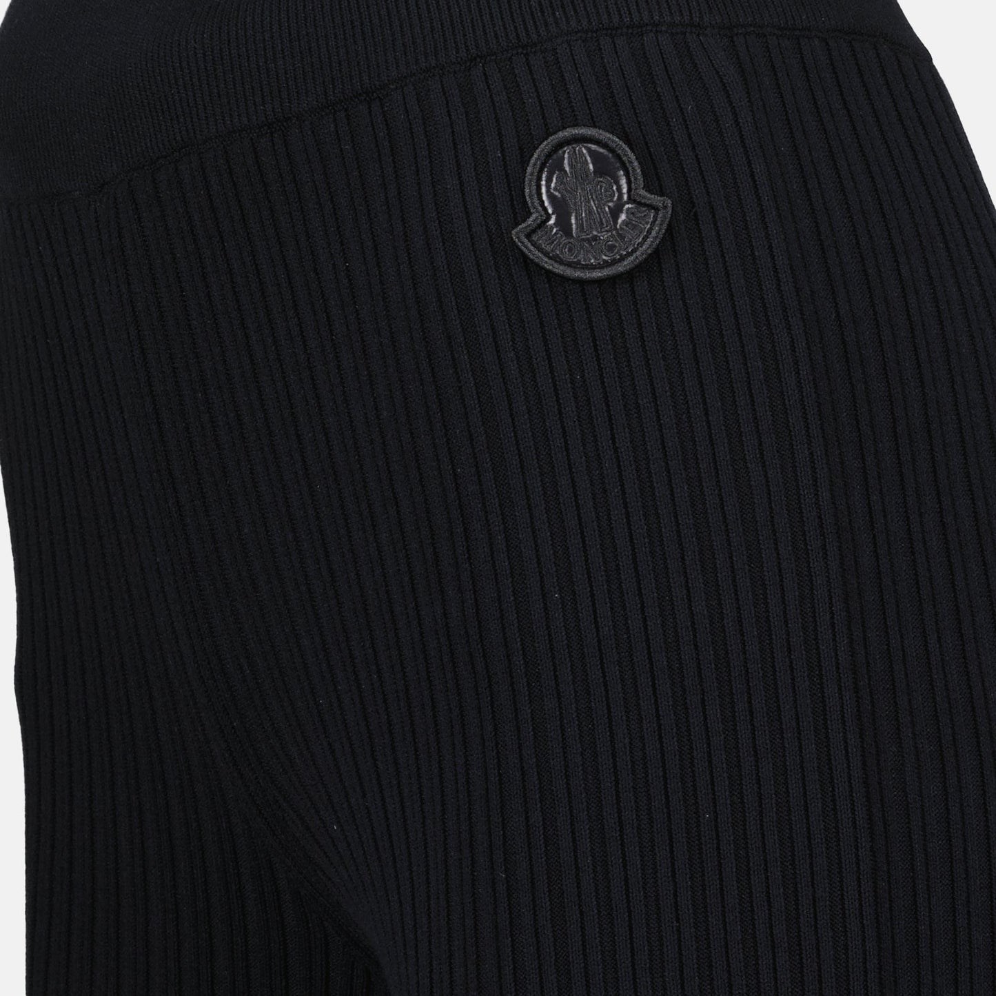 Ribbed Knit Flared Pants