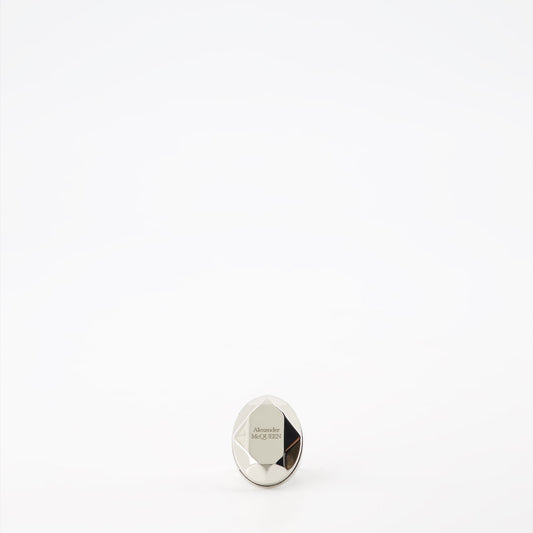 Sculpted Oval Ring