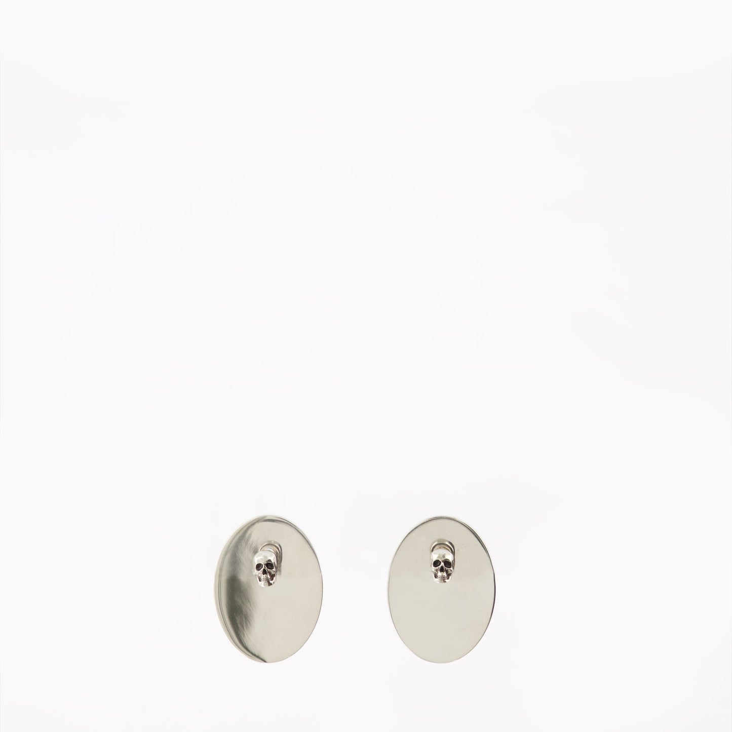 Oval Logo Engraved Earrings