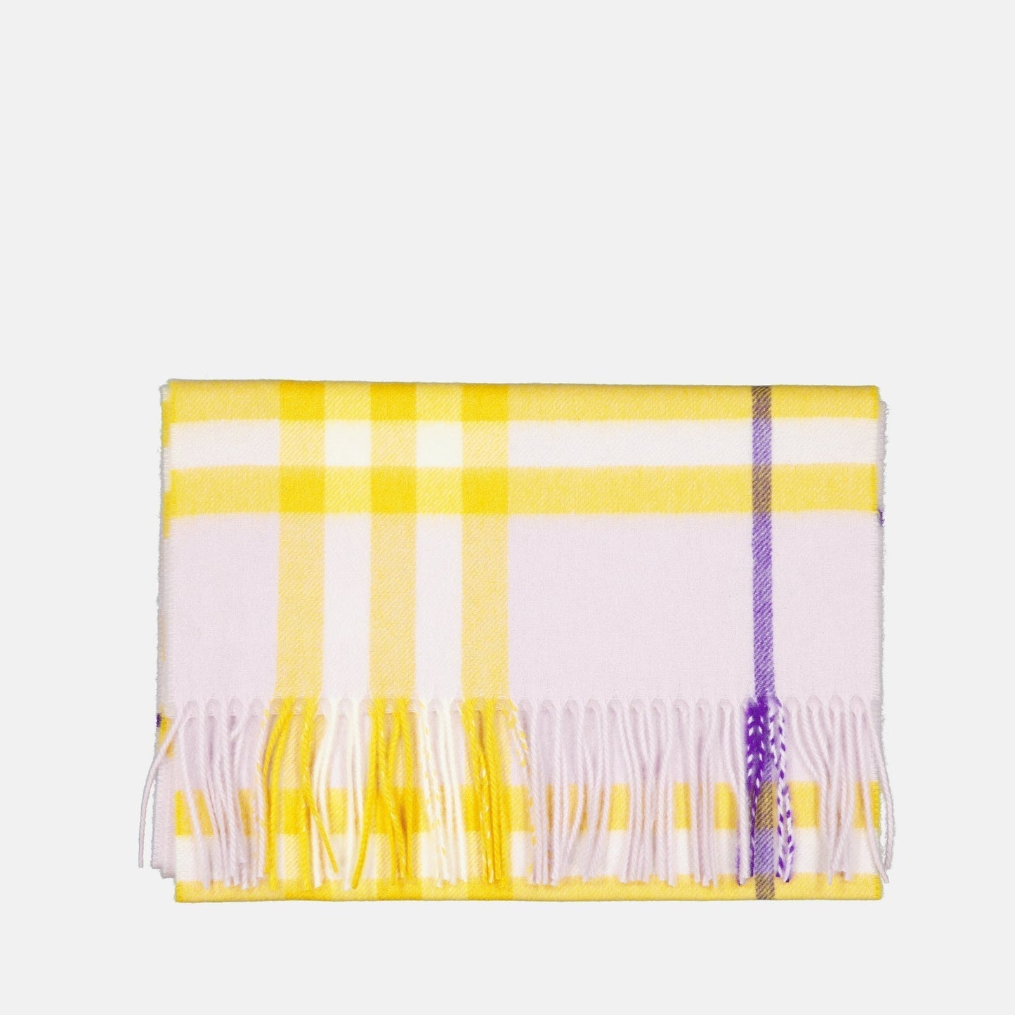 Check Cashmere Scarf