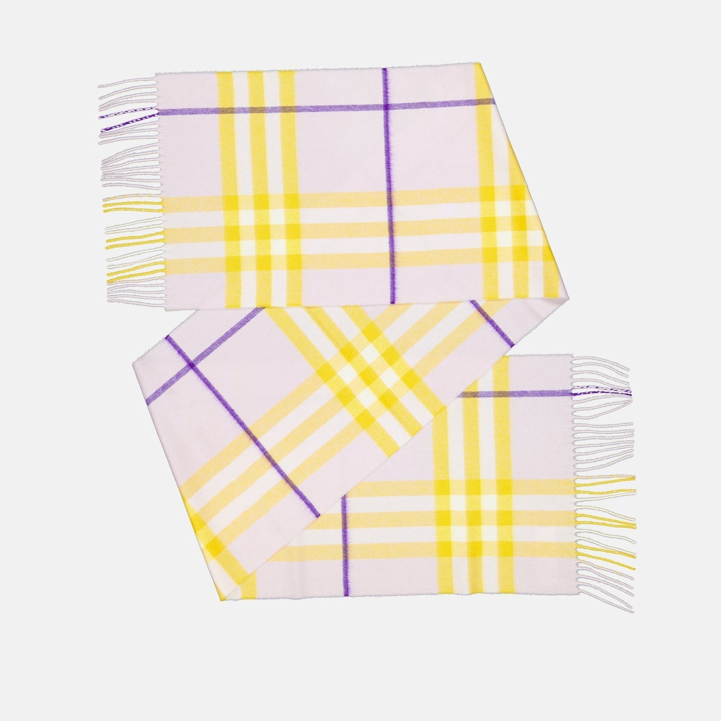 Check Cashmere Scarf