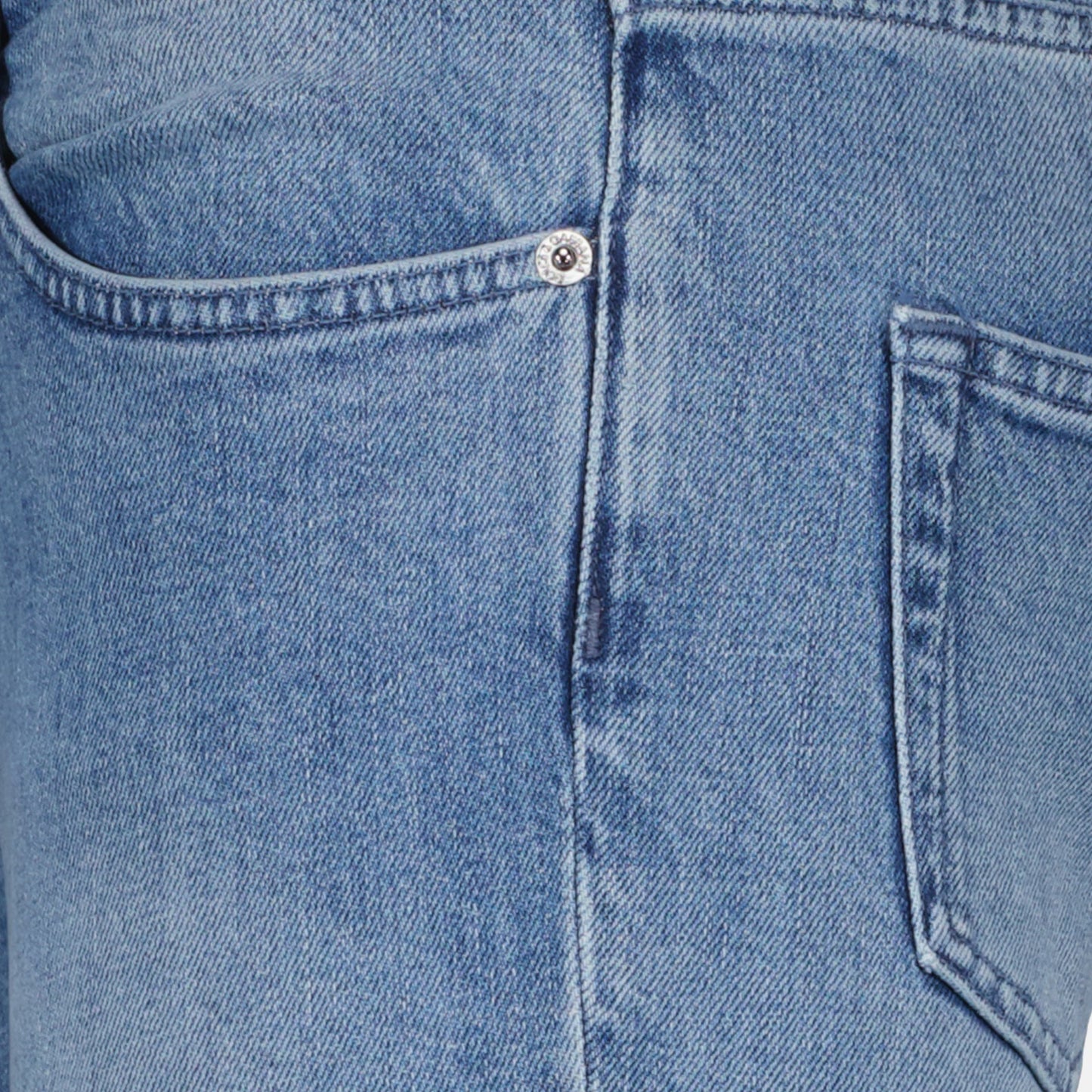 Flared Light Wash Denim Jeans