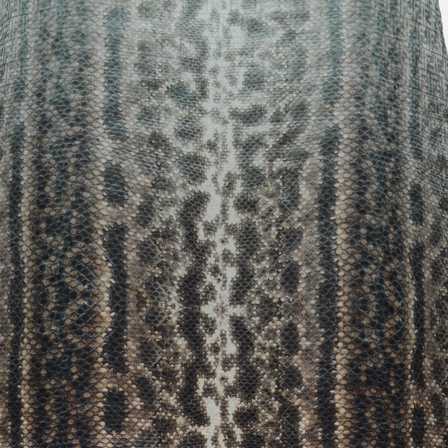 Gradient Animal-Print Maxi Dress