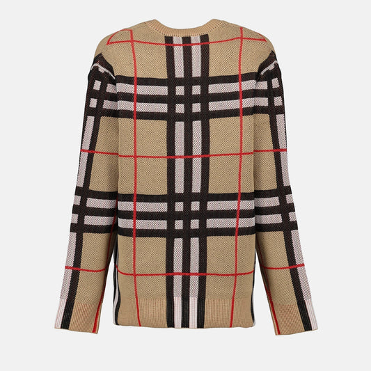 Checked Cardigan