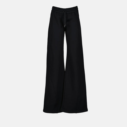 Wide-Leg Drawstring Lounge Trousers