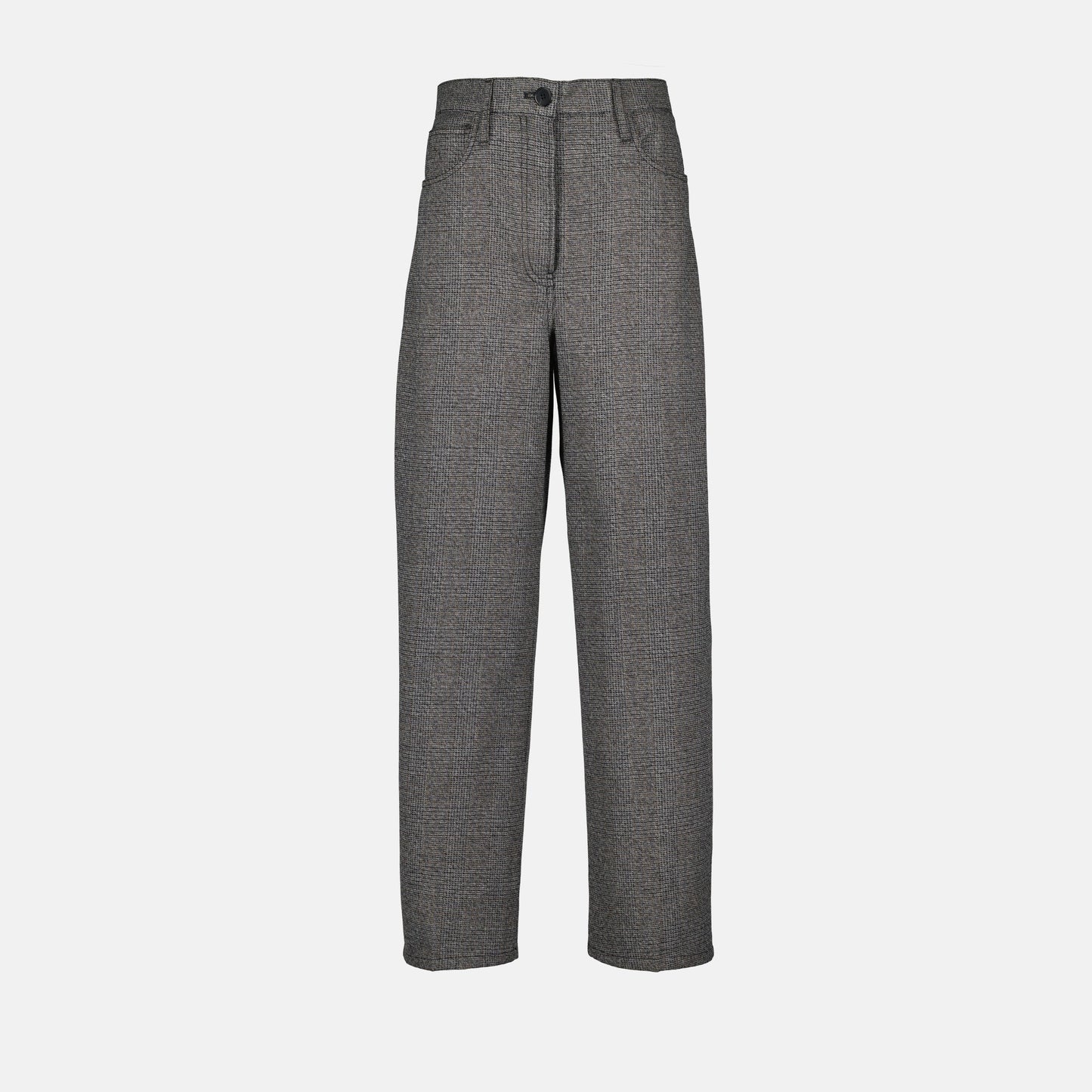 Relaxed Tailored Straight-Leg Trousers